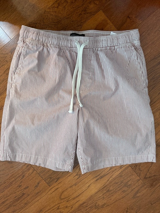 Banana Republic Other - Banana Republic Men's Red & White Striped Deck Shorts 8.5” cotton spandex Medium